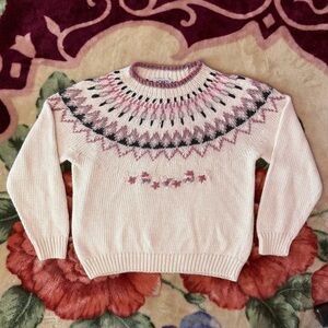 vintage koret petites floral sweater.